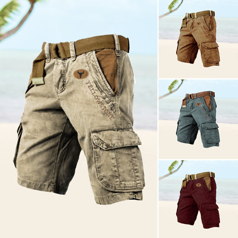 Cargo-Shorts mit mehreren Taschen