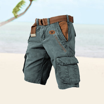 Cargo-Shorts mit mehreren Taschen