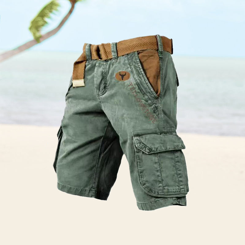 Cargo-Shorts mit mehreren Taschen