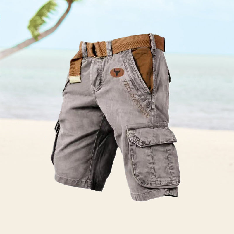 Cargo-Shorts mit mehreren Taschen