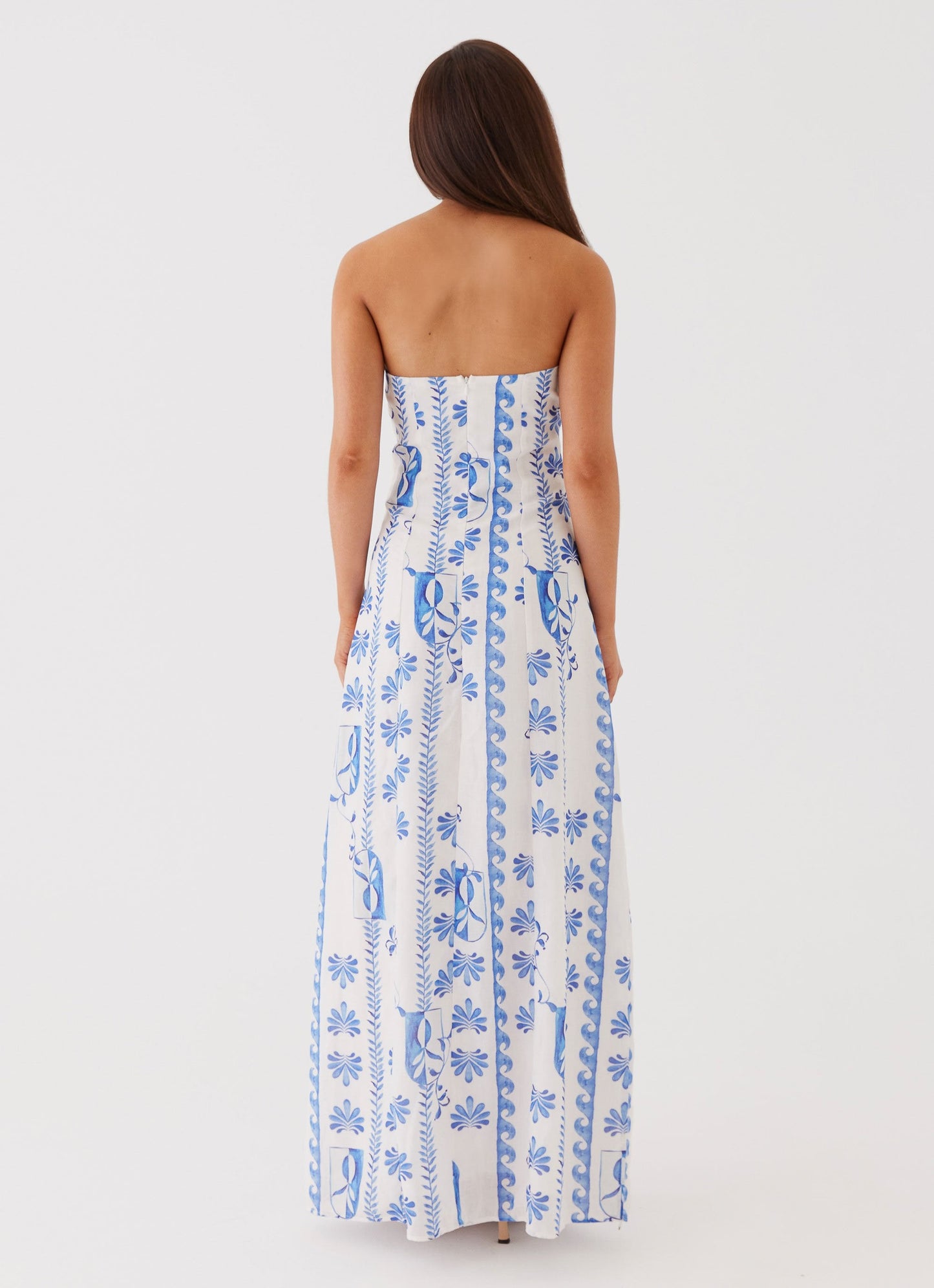 Maxi Dress - Floral Wave